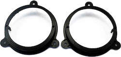 Inele Adaptoare Difuzoare Auto Cod 20.550 Renault Clio 4 2012-2015 Față Spate 165mm