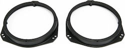 Car Speaker Adapter Rings Code 20.518 Alfa Romeo Giulia 2016-2023 Front Rear 165mm Car Speaker Adapter Rings Code 20.518 Alfa Romeo Giulia 2016-2023 Front Rear 165mm