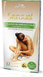 Joanna Sensual Body Hair Removal Patches Aloe Vera 1op 12pcs