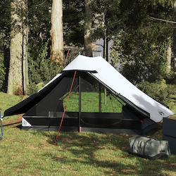 vidaXL Cort De Camping Alb Pentru 2 Persoane 22...