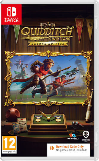 Harry Potter: Quidditch Champions Deluxe Edition (Code In A Box) Switch Game