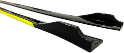 Set 2 Extensii Praguri Tuning 210 Cm Negru Lucios Buza Galbenă Set 2 Extensii Praguri Tuning 210 Cm Negru Lucios Buza Galbenă