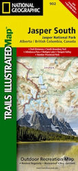 Jasper South Maps Sheet Map Folded