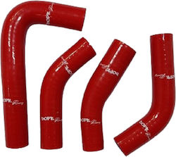 Set Furtunuri Silicon Yamaha Rd350/rz350 Roșu