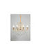 Inlight Kronleuchter 8xE14 mit Kerzen Bronze 5244-8-BR