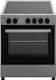 Crown Herd 65Es mit Keramikkochfeldern B57cm. Inox