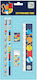 CHartini Poli Little Gentlemen Kids Stationery Set with Pencil, Eraser and Ruler 5pcs