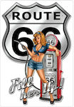 Car Sticker "Route 66" 22cm X 15cm 1 Piece Car0031473