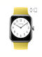 Q&Q Citrea Smartwatch με Παλμογράφο (Κίτρινο)