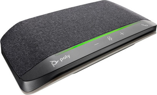 HP Poly Sync 10 Wired Conference Microphone Speakerphone Compatible with Microsoft Teams