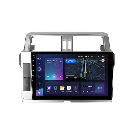 Teyes Sistem Audio Auto pentru Toyota Croazieră pe uscat / Prado 2013-2017 (Bluetooth/USB/WiFi/GPS/Apple-Carplay/Android-Auto) cu Ecran Tactil 10.2"