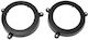 Car Speaker Adapter Rings Code 20.464 Mercedes-benz C Class W204 2008-2011 Rear 130mm