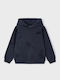 Kids Sweatshirt with Hood and Pockets Blue