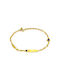 Goldsmith Gold Identity Bracelet K14 Boy Heart Blue Little Boy Yellow Gold