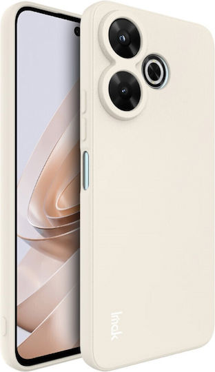Imak Umschlag Rückseite Silikon Weiß (Redmi 13)