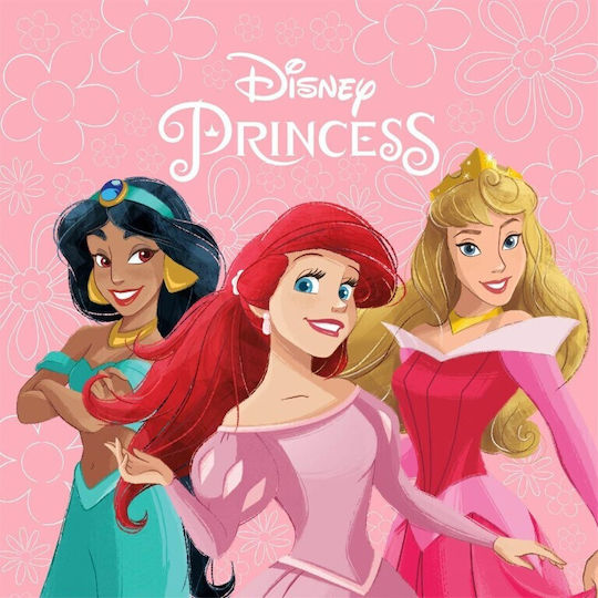 Disney Princess Schultertuch Coral Koralle 30x30cm.