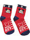 Disney Παιδικές Κάλτσες Mickey Red