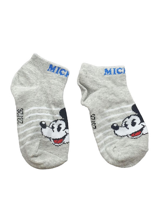 Disney Șosete pentru Copii Mickey Grey Grey