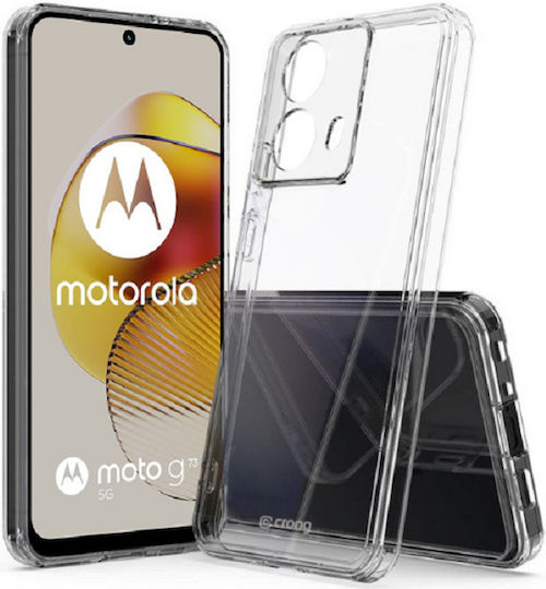 Crong Back Cover Plastic Transparent (Moto G73)