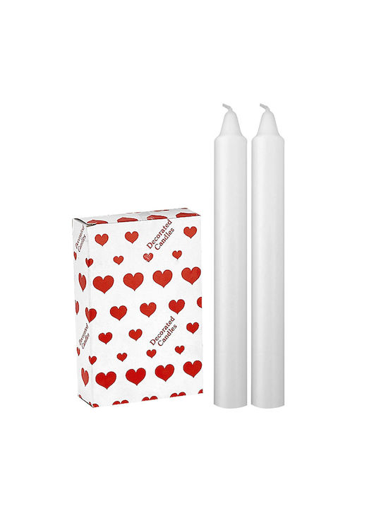 Scented Candle Taper White 1pcs