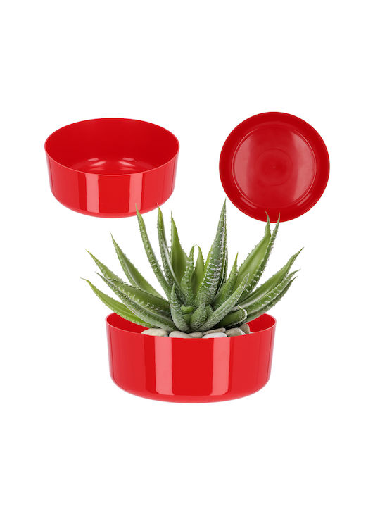 Kadax Flower Pot in Red Color 148212