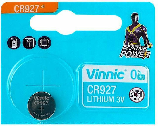 Vinnic Батерия Литий За часовници CR927 3V 1бр