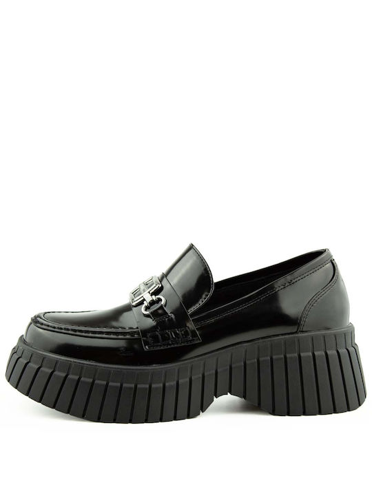 Exe Women's Moccasins in Black Color