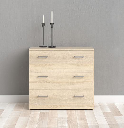 Wooden Chest of Drawers Space 74.1x35.95x69.9cm Wooden Chest of Drawers Space 74.1x35.95x69.9cm