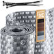 Kadax Schattentrennwand Gray 0.9x7m