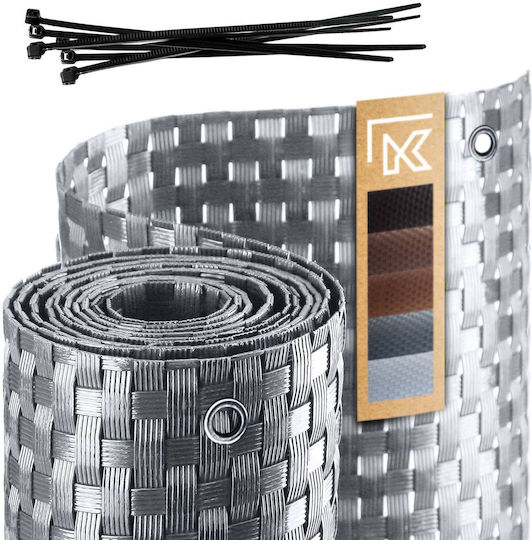 Kadax Schattentrennwand Gray 0.9x7m
