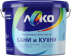 Интериорна боя Леко за бани и кухни антибактери...