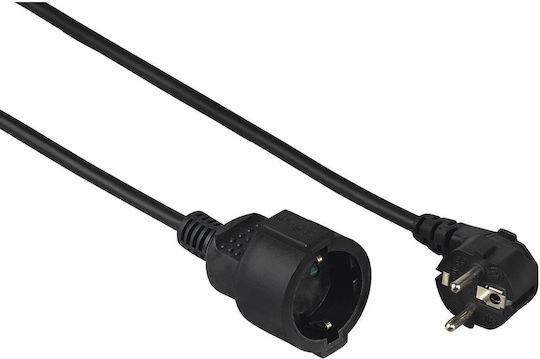 HAMA Schuko - Schuko Cable 3m Μαύρο 00047869
