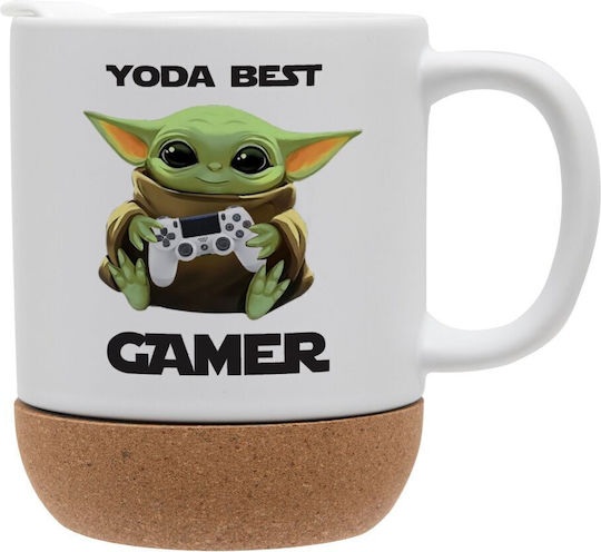 Koupakoupa Best Gamer Mug Ceramic with Lid 330ml