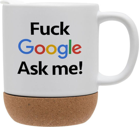 Koupakoupa Fuck Google Becher Keramik mit Deckel 330ml