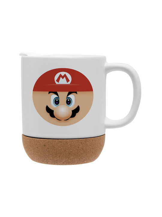 Koupakoupa Super Mario Flat Mug Ceramic with Li...