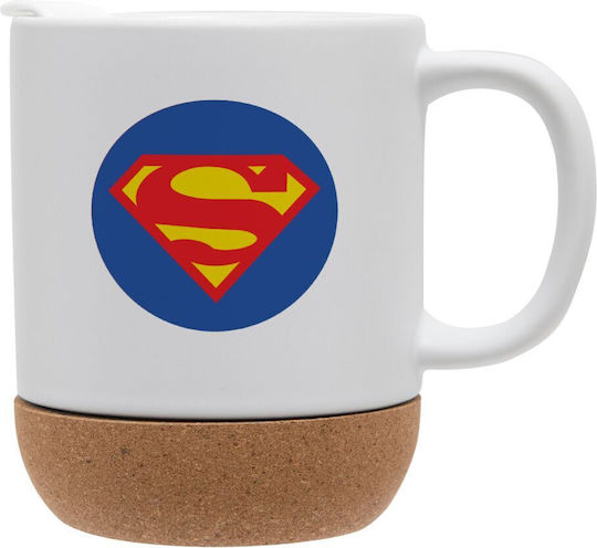 Koupakoupa Superman Κούπα Κεραμική με Καπάκι Κόκκινη 330ml