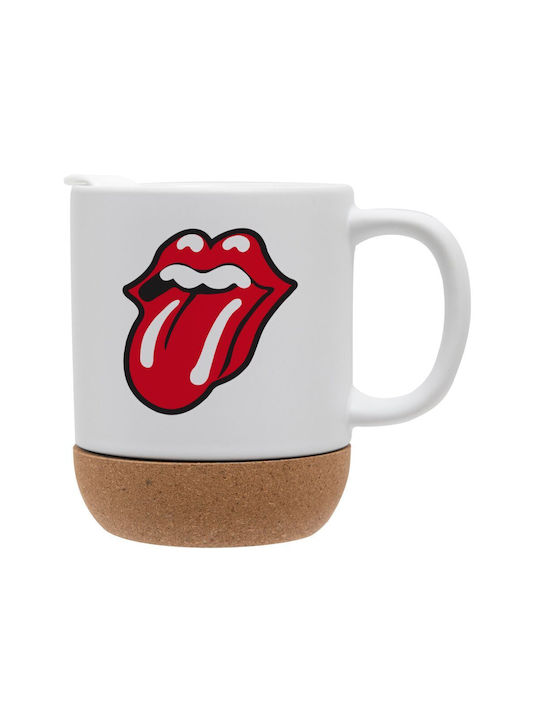 Koupakoupa Rolling Stones Kiss Mug Ceramic with...