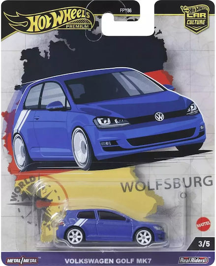 Hot Wheels Premium: Car Culture Mașinuță Volkswagen Golf MK7