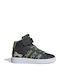GRAND COURT Παιδικά Sneakers High με Σκρατς Ασημί