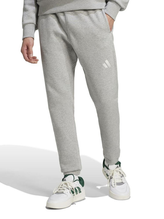 Adidas Pantaloni de trening Fleece - Polar Grey