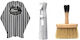 Shave Factory Professionelles Barbier-Set Premium Barbier-Tuch Weißer Wassersprüher