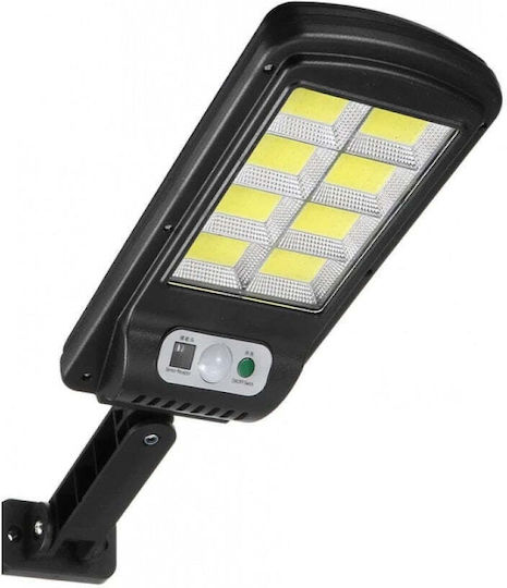 Соларна улична лампа 8 панела 160 LED 30W с индукционен датчик за движение за двор и алея