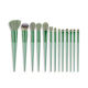 Professional Set with Makeup Brushes for Foundation Made of Synthetic Bristle 13 Pieces