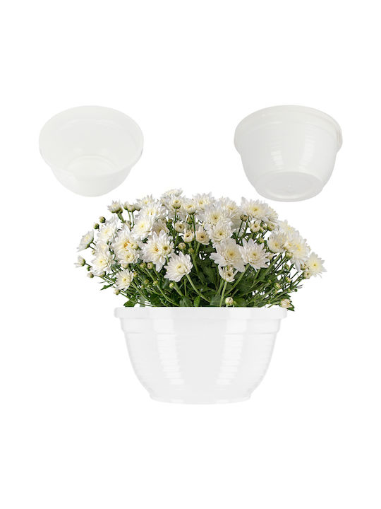 Kadax Flower Pot in White Color 148124