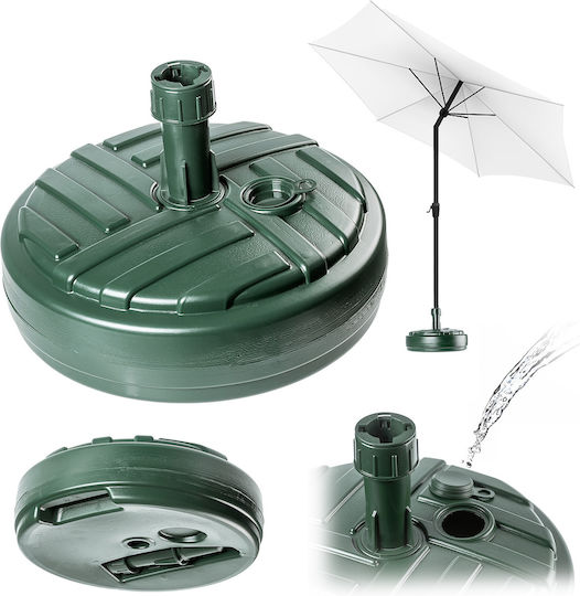 Kadax Βάση Ομπρέλας Πλαστική Green 39x39cm