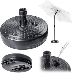 Kadax Stand De Umbrelă Din Plastic Gri 39x39cm
