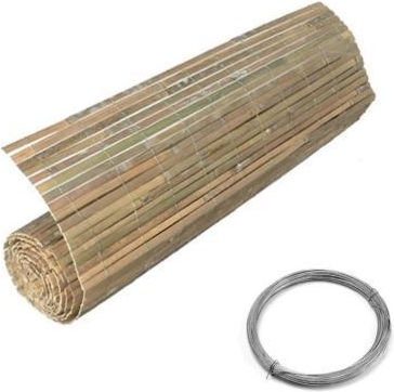 Artool Bambuszaun Mit Ganzem Schilf 1x5m Artool Bambuszaun Mit Ganzem Schilf 1x5m