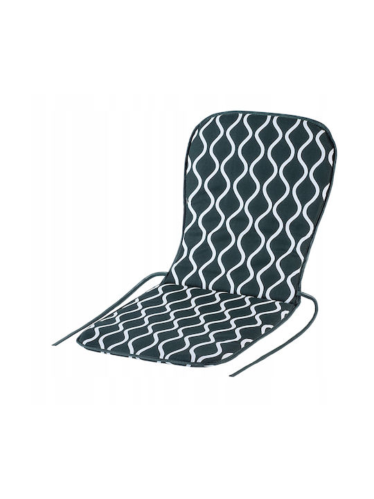 Kadax Garden Chair Cushion with Backrest Green 37x75cm