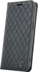 Смарт Каро Калъф Motorola Edge 40 Neo Черен