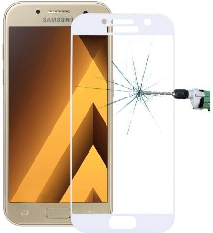 5D Закалено стъкло за цялото лице Бял (Galaxy A5 2017)